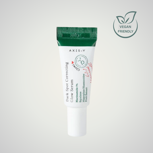 AXIS-Y Dark Spot Correcting Glow Serum – niacinamide brightening serum for uneven skin tone.