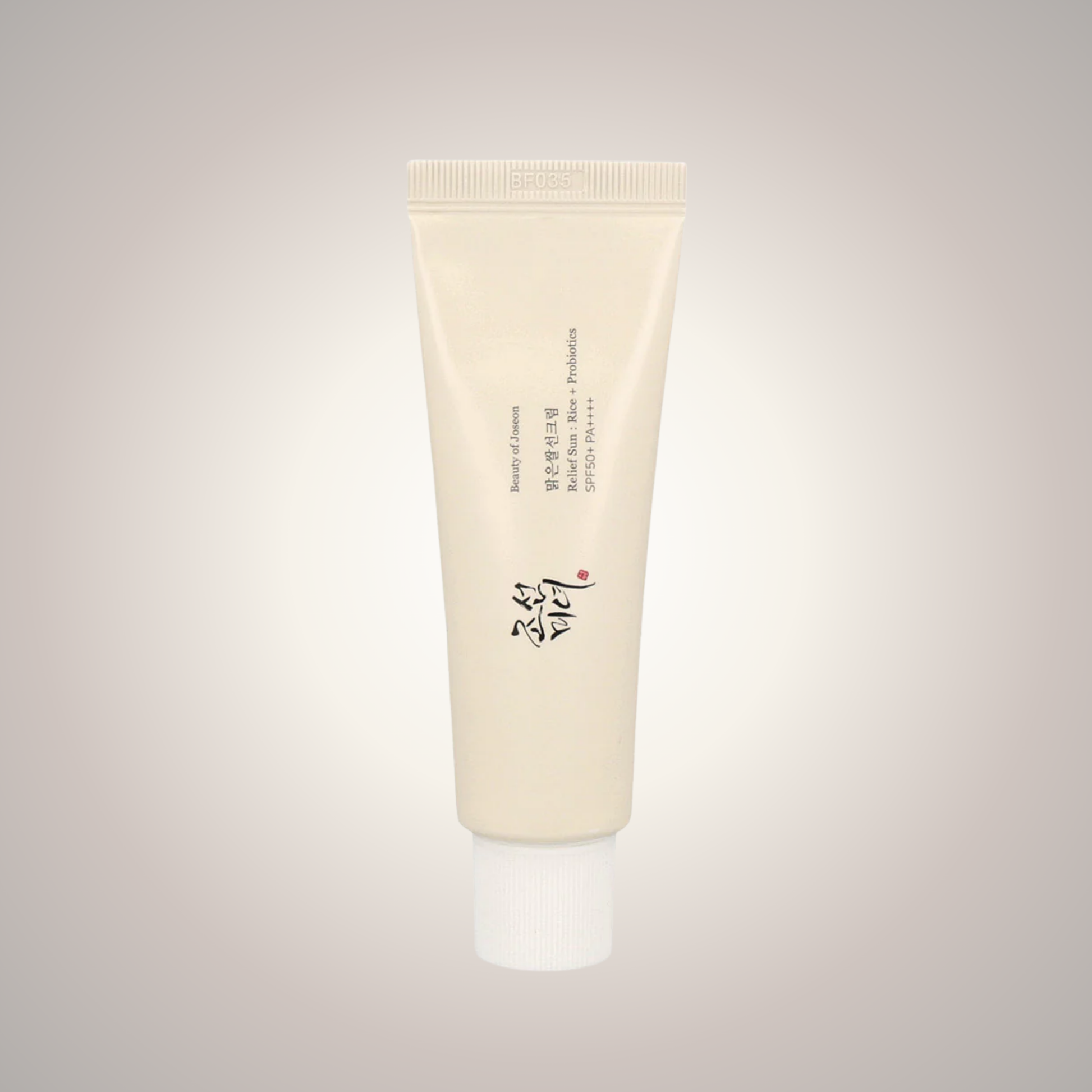 Beauty of Joseon Relief Sun 50ml – hydrating Korean sunscreen with SPF50+ PA++++ for soothing daily protection.