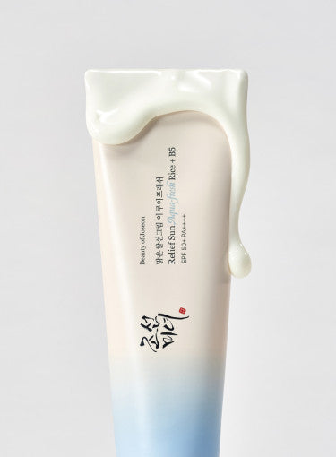Texture of Beauty of Joseon Relief Sun Aqua-Fresh Rice + B5 SPF50+ sunscreen cream