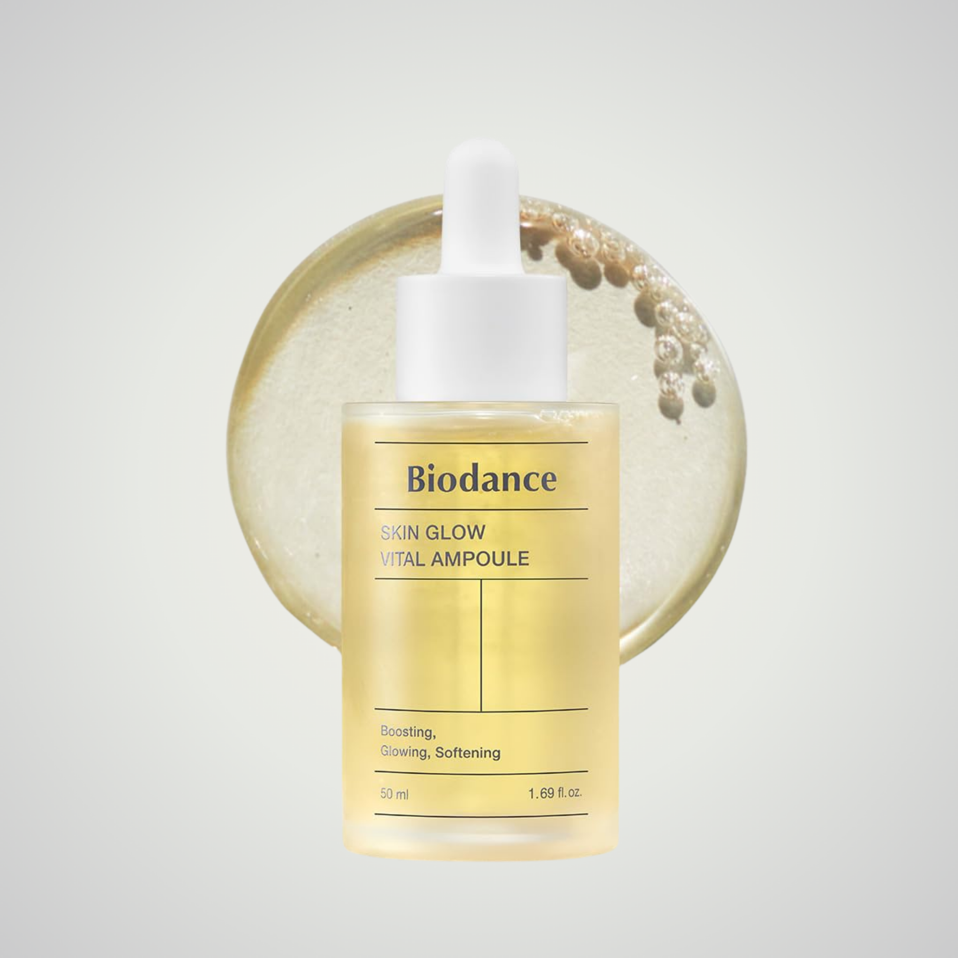 Biodance Skin Glow Vital Ampoule 30ml hydrating glow ampoule in glass dropper bottle