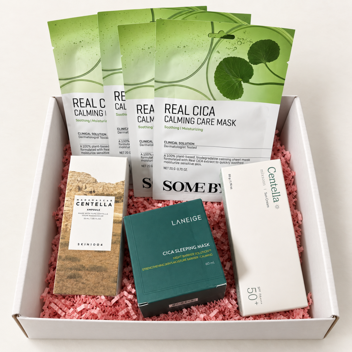 Calm and Cozy Barrier Ritual Korean skincare set for sensitive and dry skin