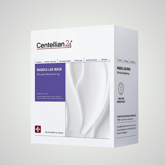 Centellian24 Madeca Lab Wrinkle Revitalizing Mask 23ml 20-pack anti-aging sheet masks