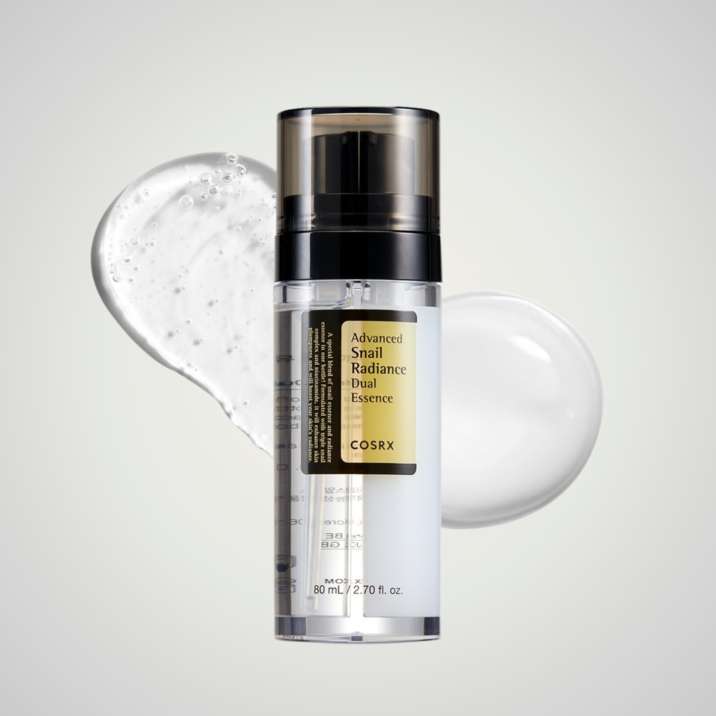 COSRX snail radiance dual essence for hydration and brightening