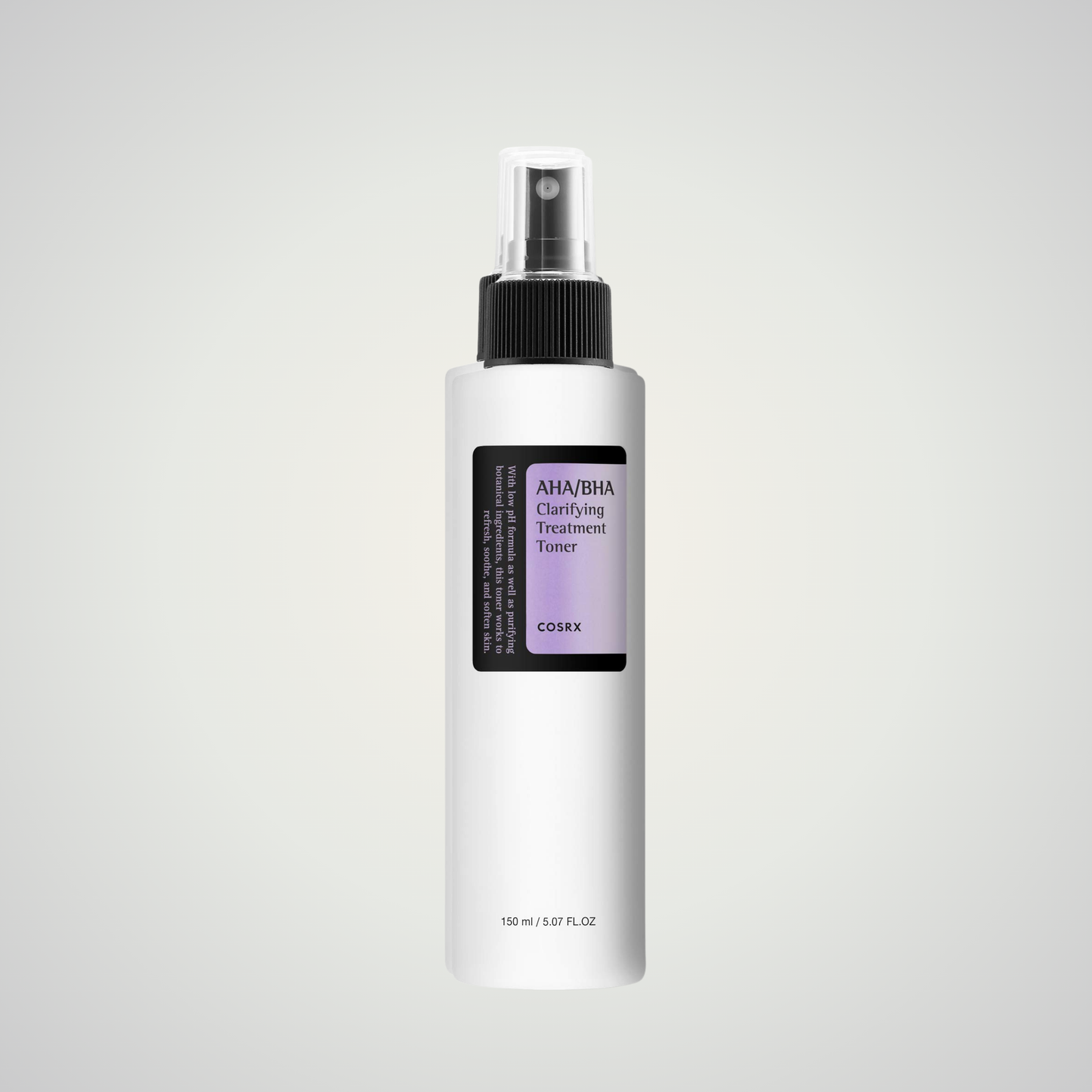 COSRX AHA/BHA Clarifying Treatment Toner – gentle exfoliating toner for smooth, clear skin.