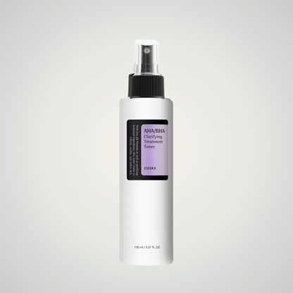COSRX AHA/BHA Clarifying Treatment Toner – gentle exfoliating toner for smooth, clear skin.