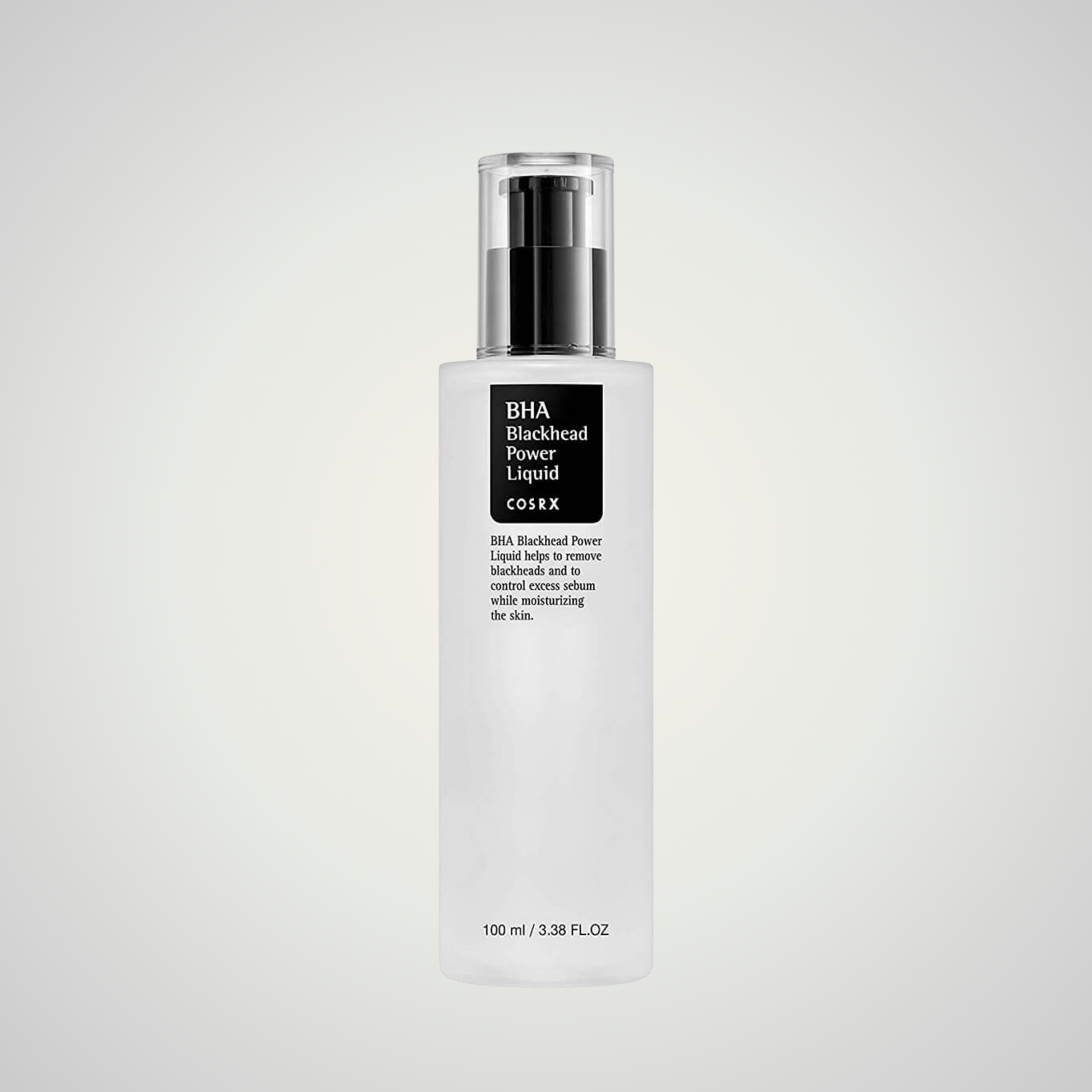 COSRX BHA Blackhead Power Liquid – exfoliating toner essence for clear, refined skin.