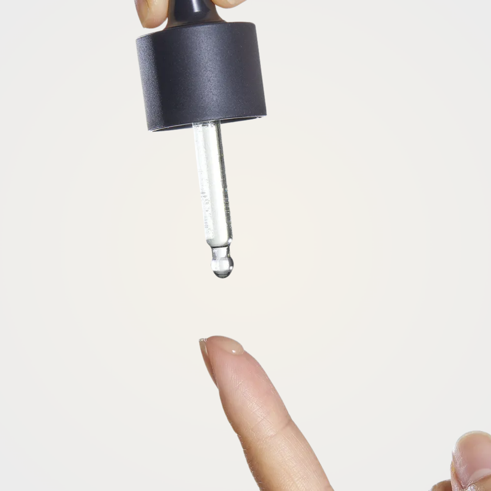 Close-up texture of COSRX The Retinol 0.5 Oil – lightweight, nourishing oil blend for mature skin