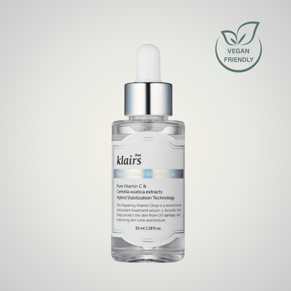 Dear, Klairs Freshly Juiced Vitamin Drop 35 ml – brightening vitamin C serum for radiant, even-toned skin