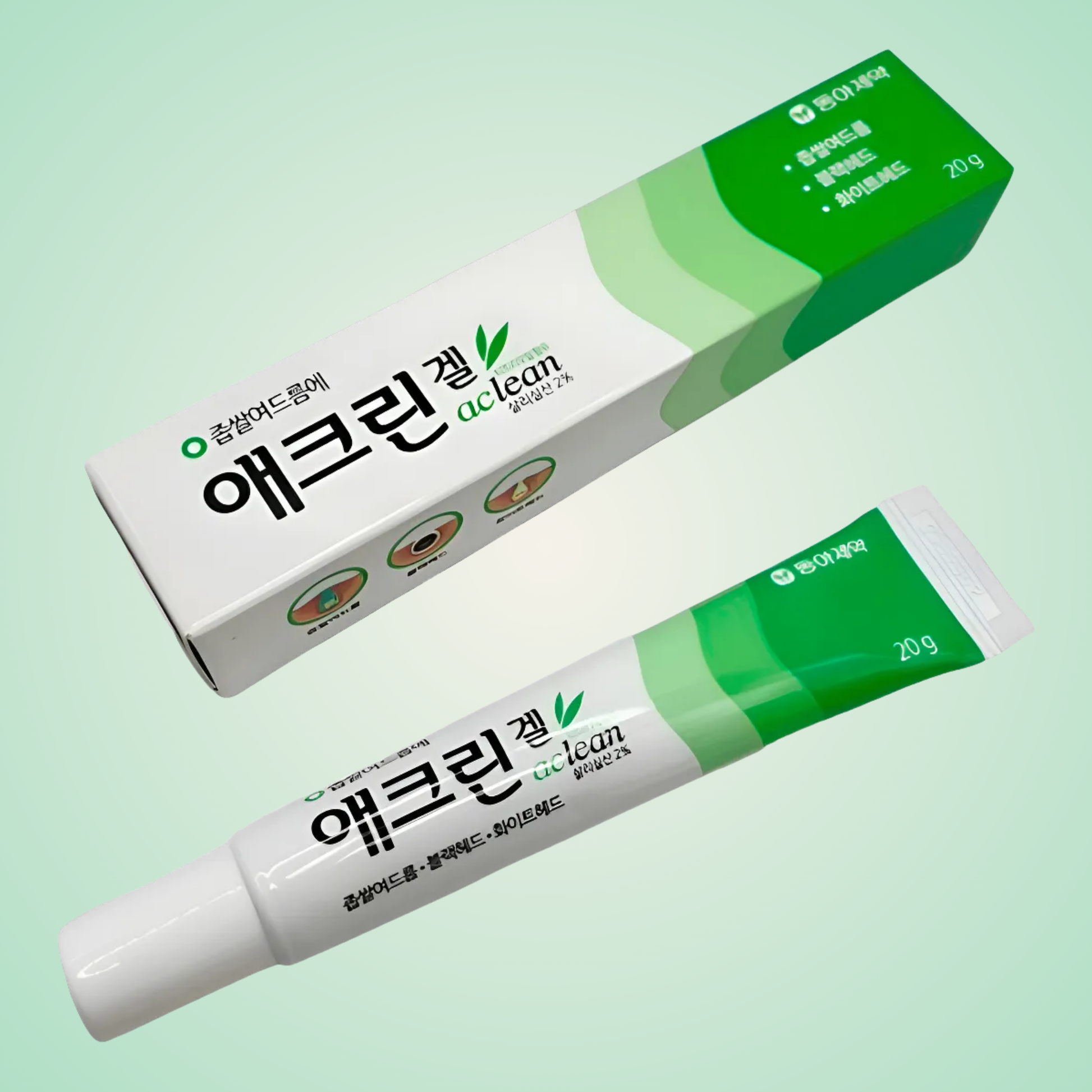 Dong-A Pharm Aclean Gel with box – soothing and clarifying acne care formula