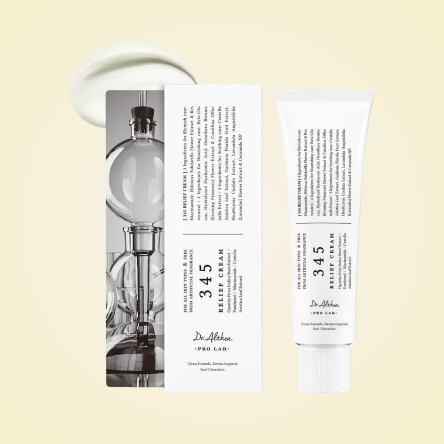 Dr. Althea 345 Relief Cream with packaging – clean dermatological care for all skin types