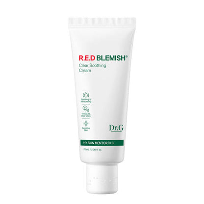 dr g soothing cream lightweight gel texture for calming and hydration