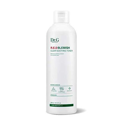 Dr.G R.E.D Blemish Clear Soothing Toner retail packaging