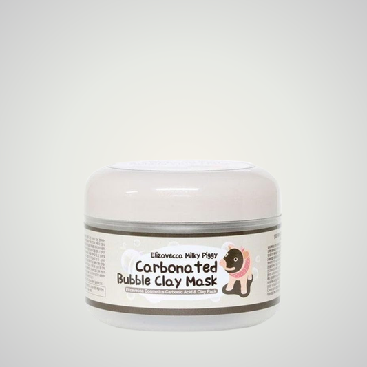 Elizavecca Milky Piggy Carbonated Bubble Clay Mask – deep pore cleansing and detoxifying wash-off mask.