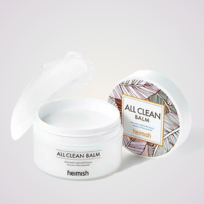 Heimish All Clean Balm lid off – clean, nourishing balm for balanced and refreshed skin