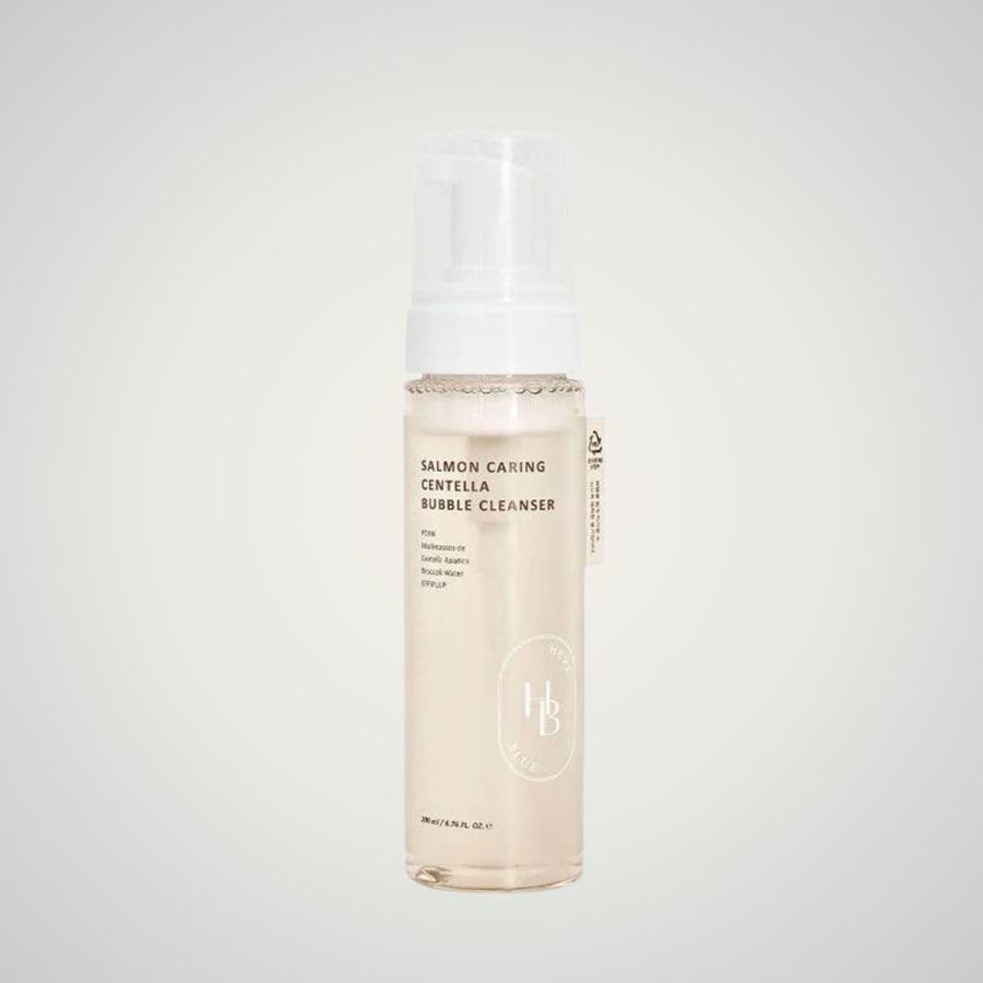 Heveblue Salmon Caring Centella Bubble Cleanser 200ml