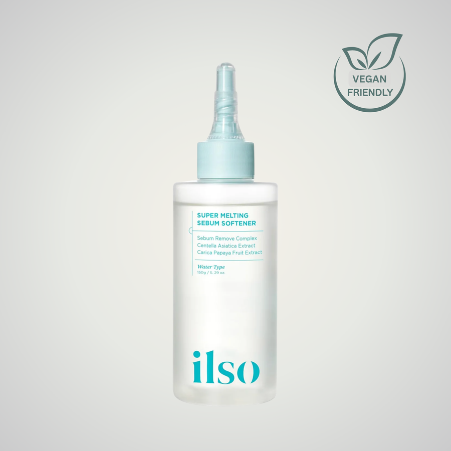 ilso Super Melting Sebum Softener 150ml – gentle pore-clearing toner that dissolves excess sebum and impurities