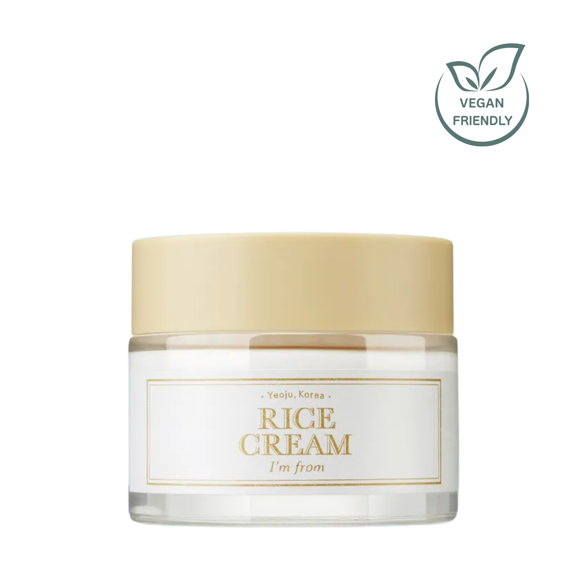 I’m From Rice Cream 50g – nourishing vegan moisturizer for radiant, even-toned skin