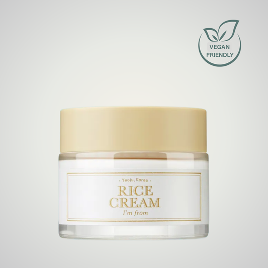’m From Rice Cream 50g – nourishing vegan moisturizer for radiant, even-toned skin
