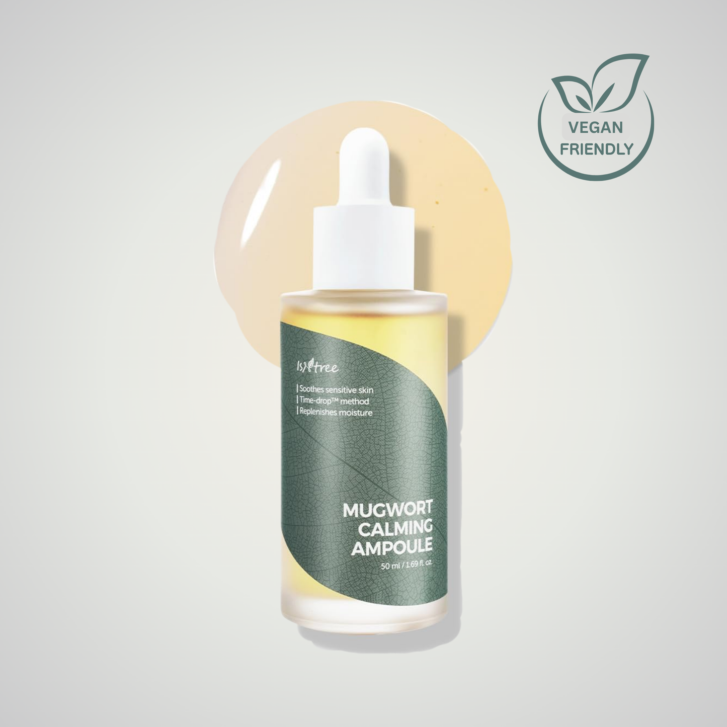 Isntree Mugwort Calming Ampoule 50ml soothing ampoule for sensitive and redness-prone skin