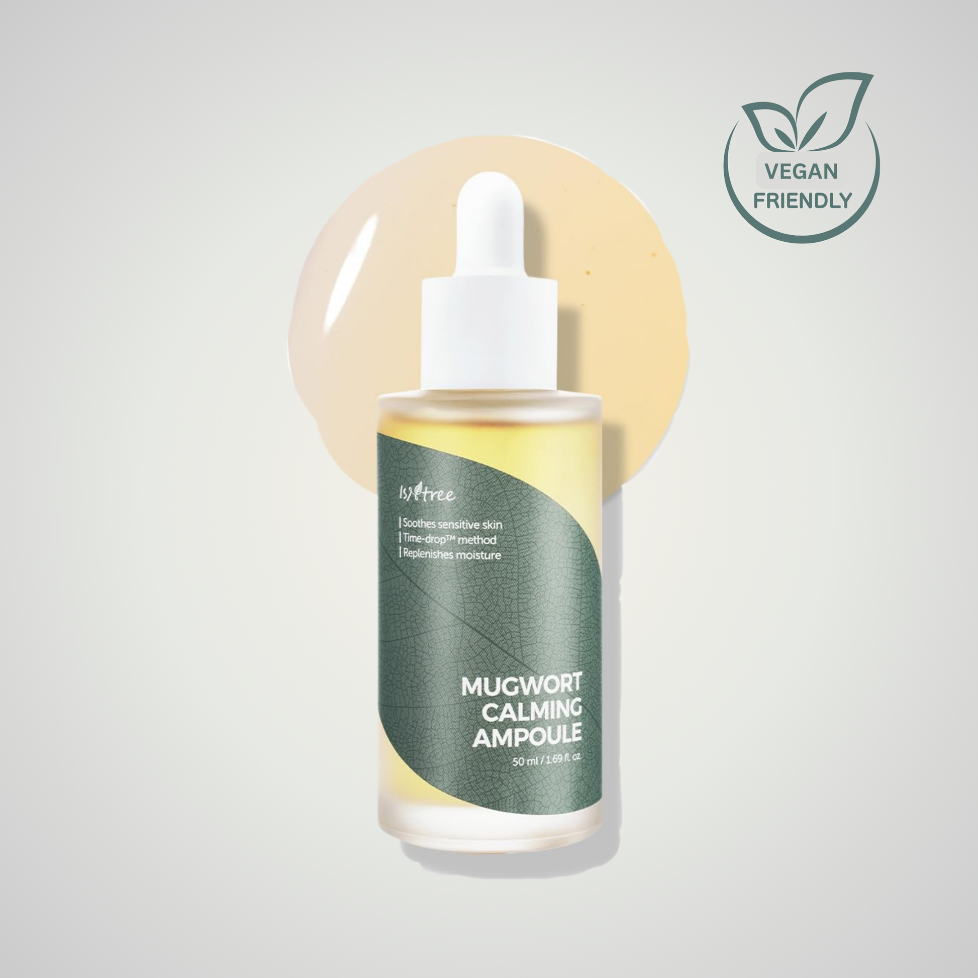 Isntree Mugwort Calming Ampoule 50ml soothing ampoule for sensitive and redness-prone skin
