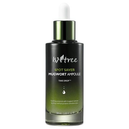 Isntree mugwort ampoule with artemisia extract for calming irritated and acne-prone skin