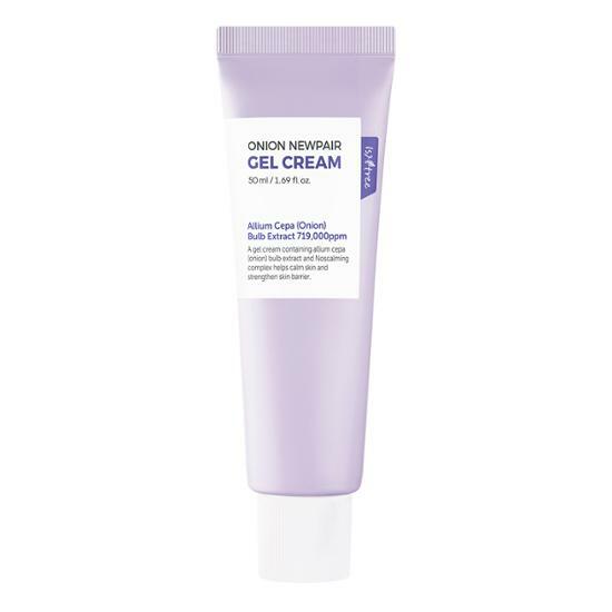 isntree onion gel cream for reducing redness and improving acne-prone skin