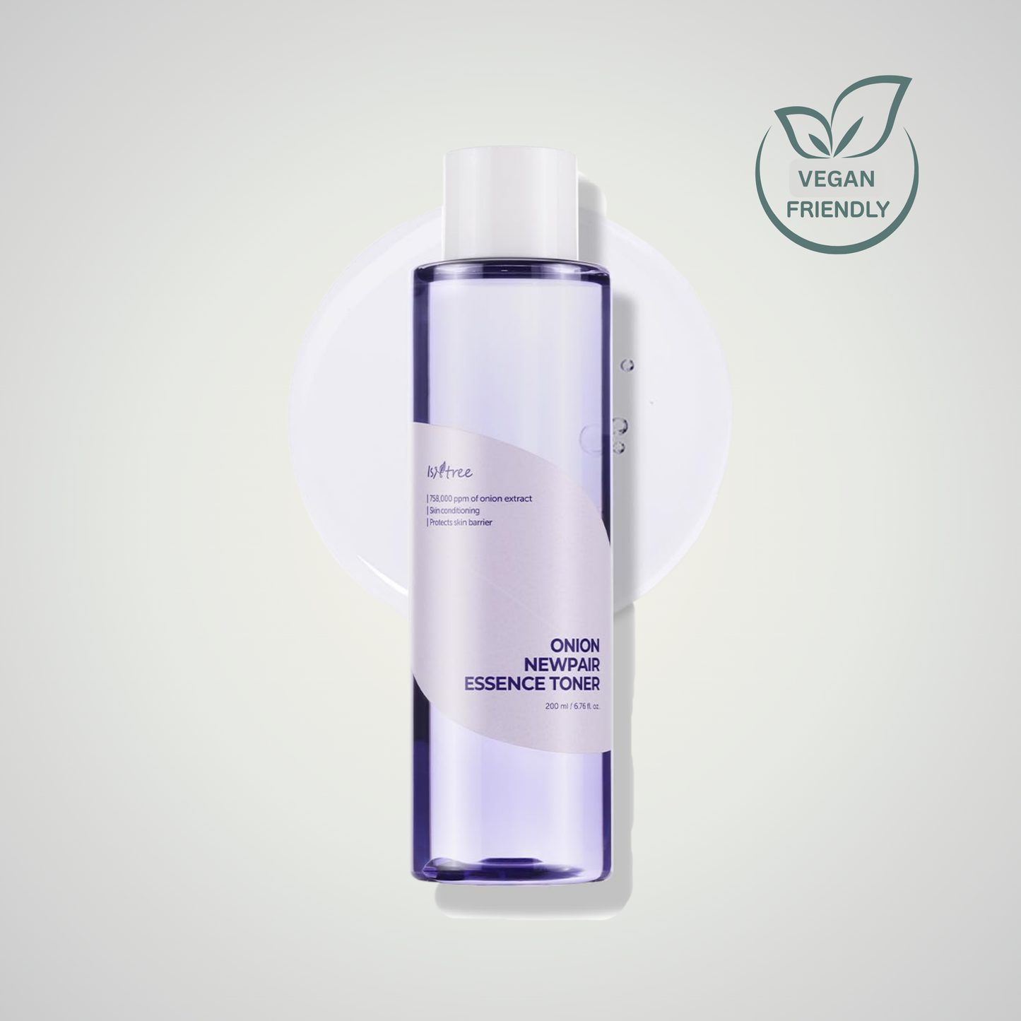 Isntree Onion Newpair Essence Toner 200ml for dark spots and acne-prone skin