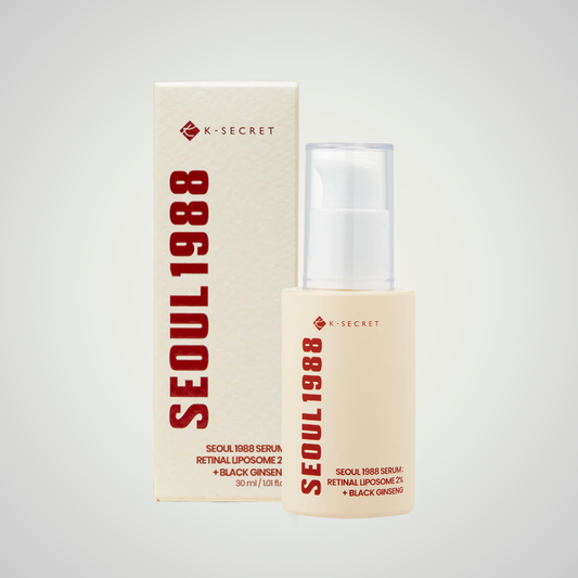 KSECRET SEOUL 1988 Serum – Retinal Liposome 2% and Black Ginseng anti-aging facial serum.