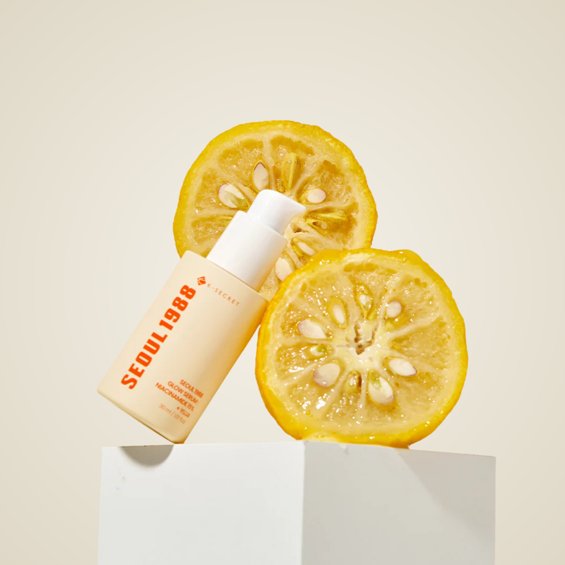 KSECRET SEOUL 1988 Glow Serum with fresh Yuja fruit – vitamin-rich formula that revitalizes dull skin