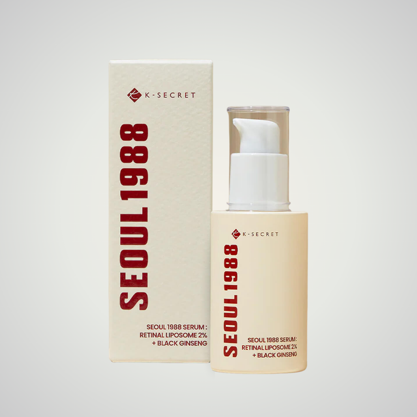 KSECRET SEOUL 1988 Serum: Retinal Liposome 2% + Black Ginseng 30ml