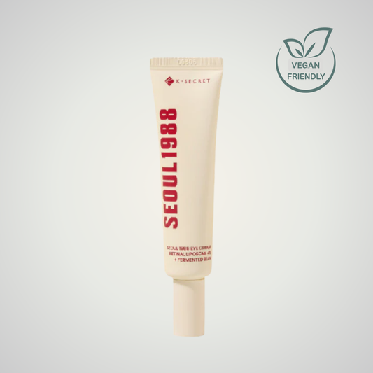 KSECRET SEOUL 1988 Eye Cream 30 ml – retinal liposome + fermented bean formula for firm, bright under-eyes