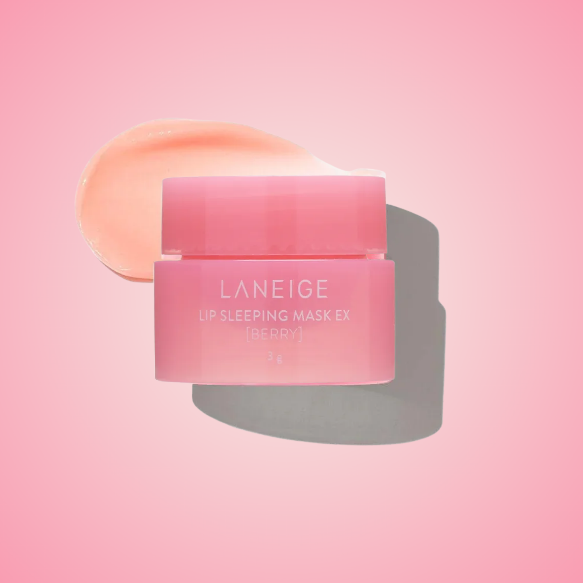 LANEIGE Mini Lip Sleeping Mask Berry – hydrating treatment with rich balm texture for supple lips.