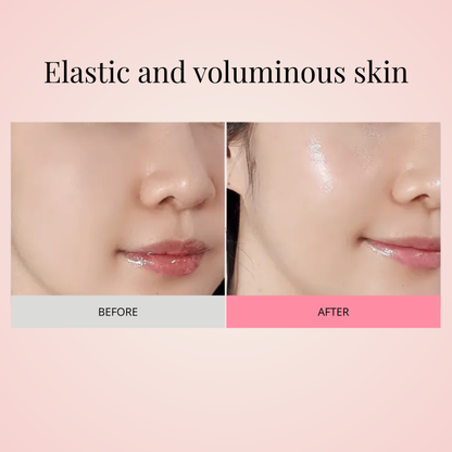 Close-up of skin glow after using MACQUEEN Collagen Wrinkle Balm – nourishes and hydrates fine lines