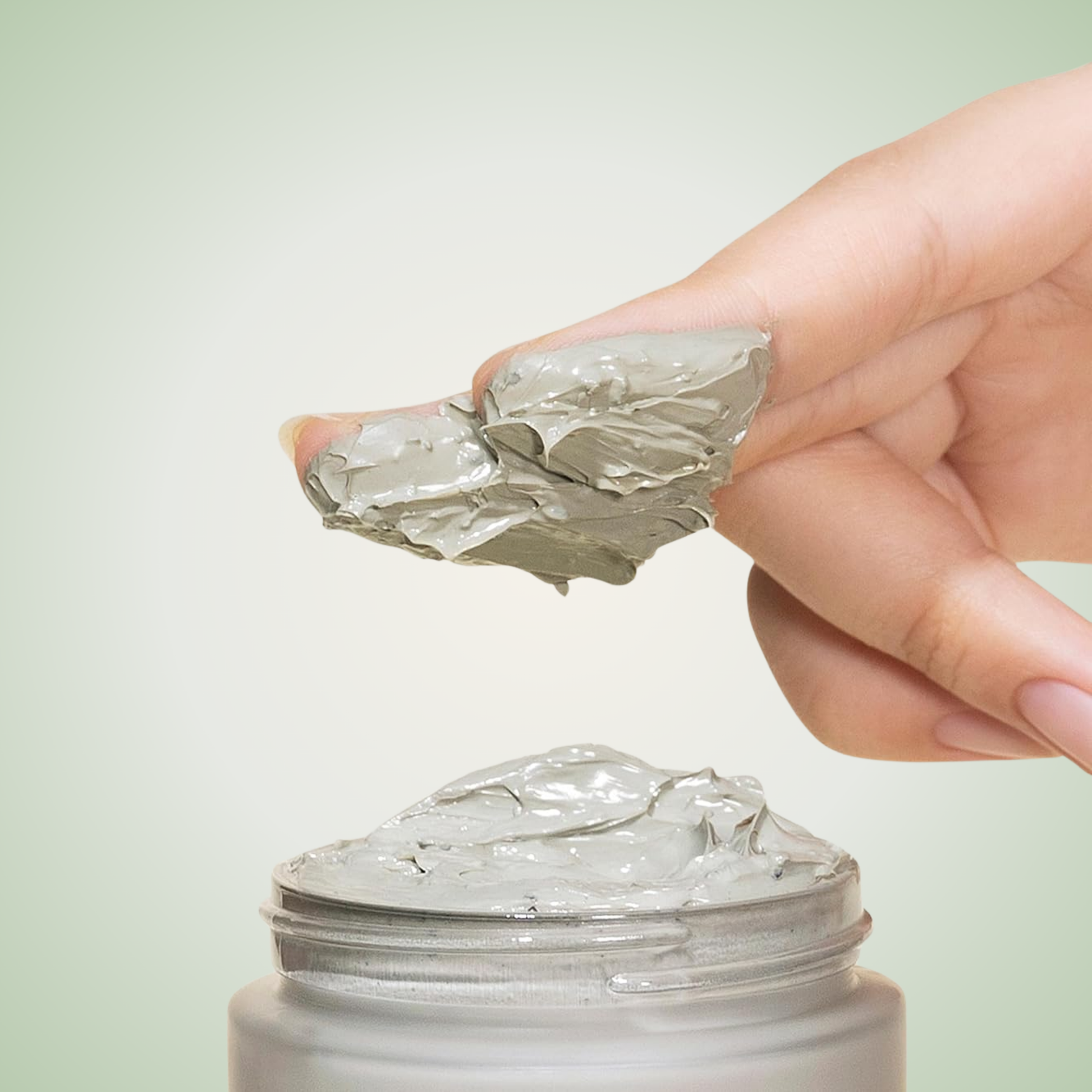 Applying Mary & May CICA Tea Tree Soothing Pack – fresh, cooling mask that restores clarity and comfort