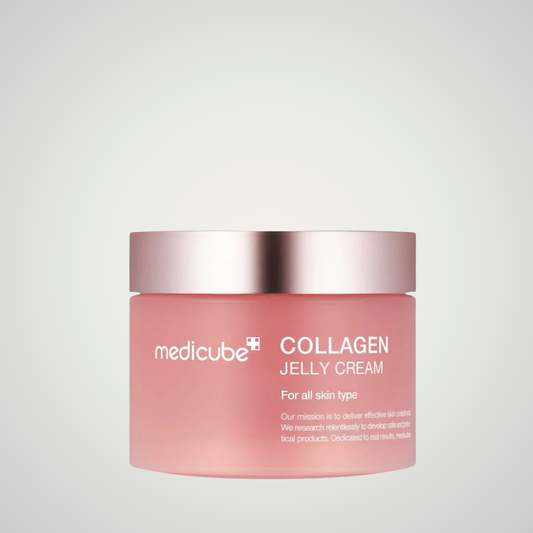 Medicube Collagen Jelly Cream – lightweight jelly cream for firm, hydrated, and plump skin.