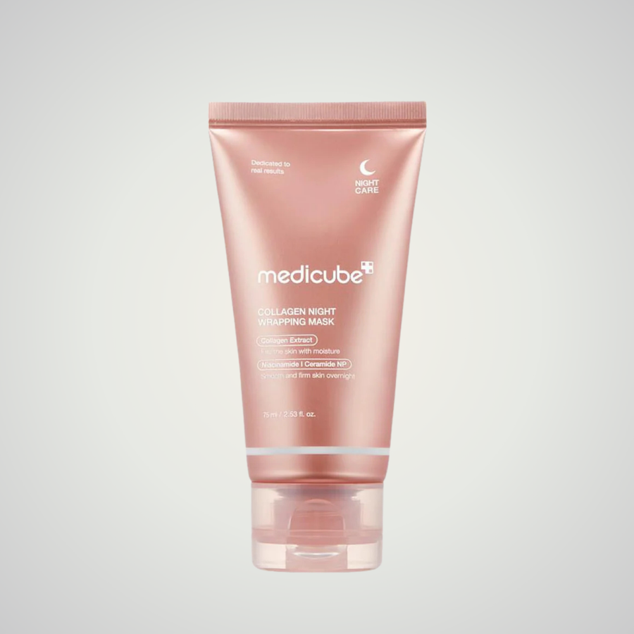 Medicube Collagen Night Wrapping Mask 75ml – overnight collagen sleeping mask for firm, plump skin.