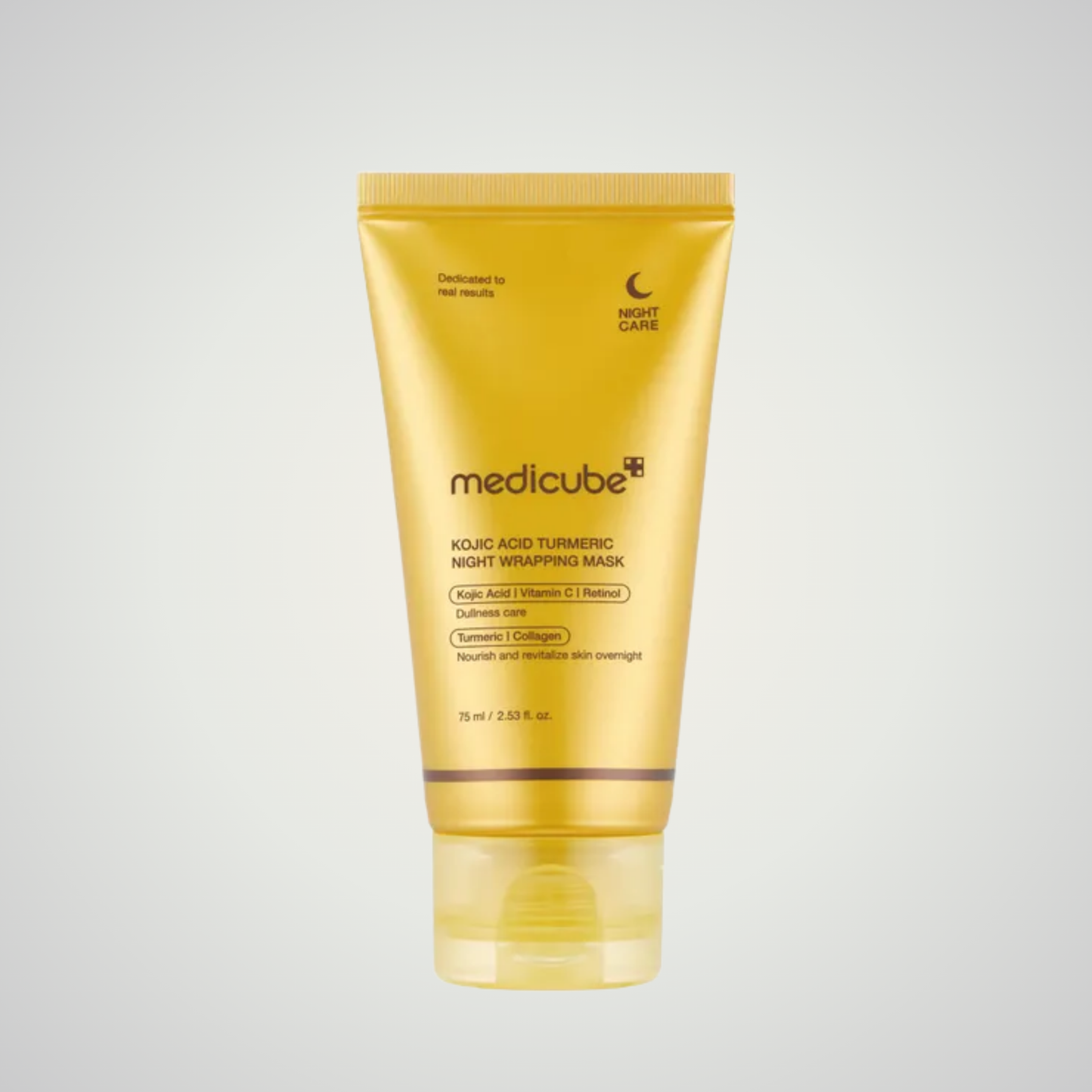 medicube kojic acid turmeric night mask for brightening and hydration