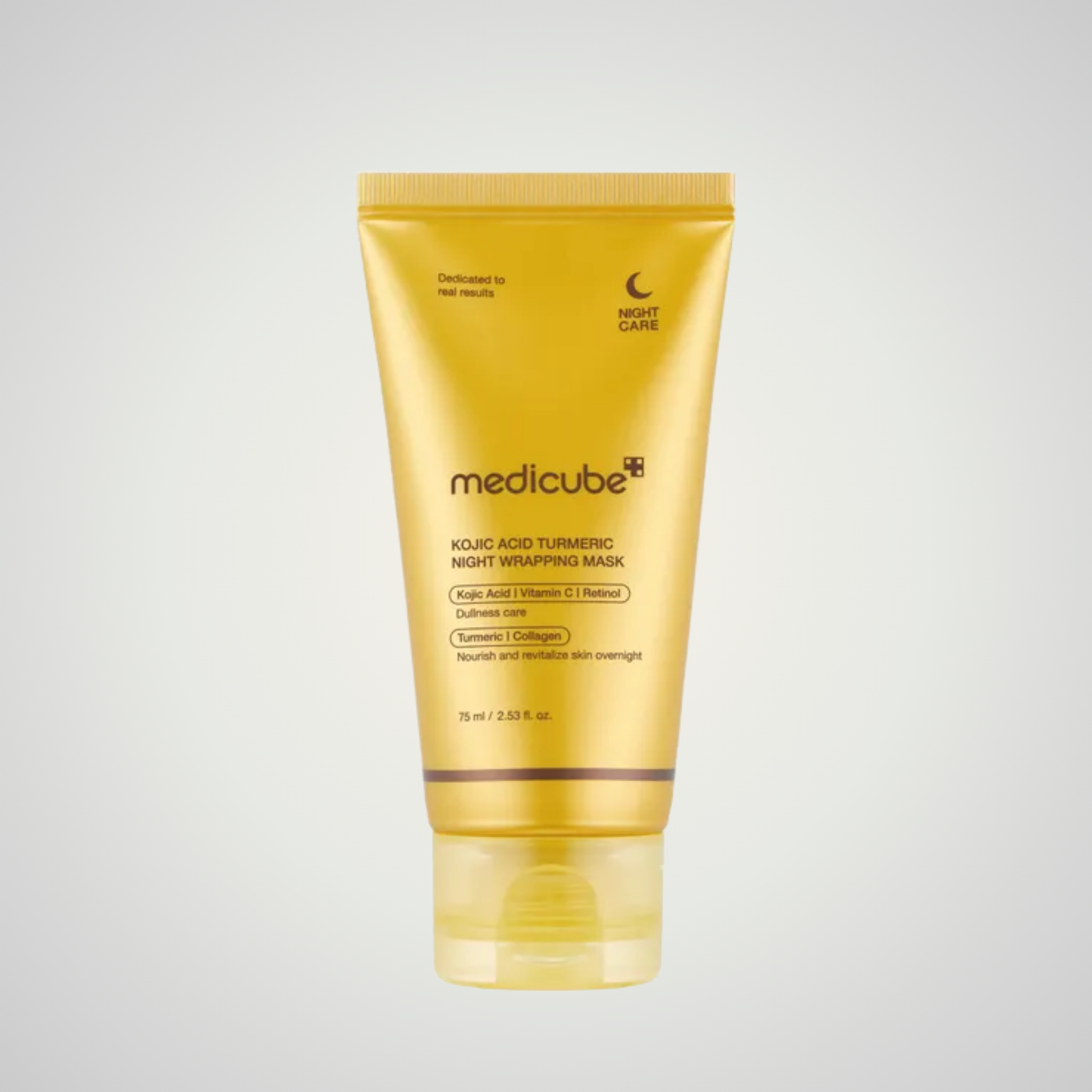 medicube kojic acid turmeric night mask for brightening and hydration