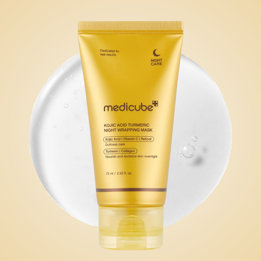 medicube overnight mask texture for hydrating and smoothing skin