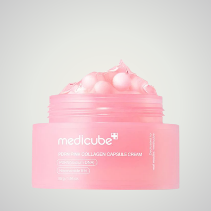 medicube PDRN pink collagen capsule cream for firming and glowing skin