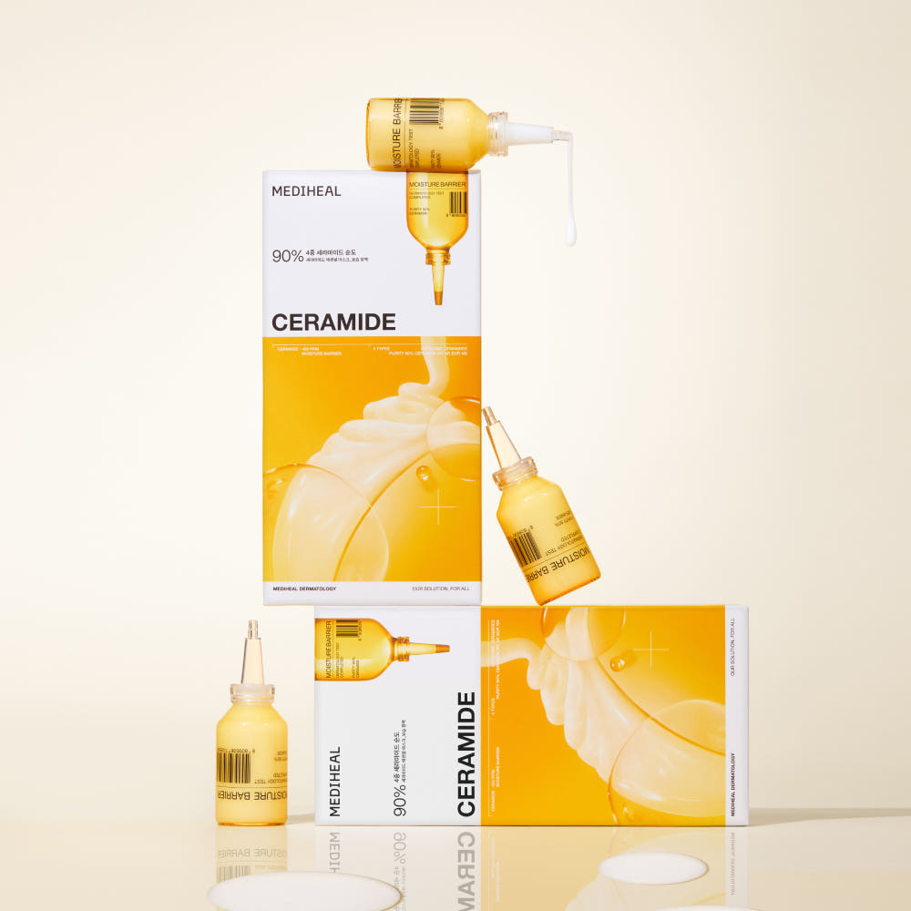 MEDIHEAL Ceramide Essential Mask Moisture Barrier ceramide milk essence visual