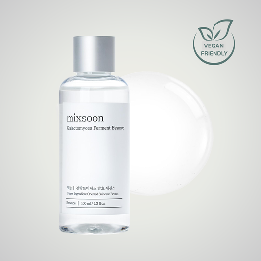 mixsoon Galactomyces Essence 100ml vegan-friendly Korean essence for brighter smoother skin