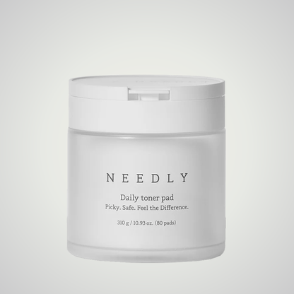 Needly Daily Toner Pad 80 pads – gentle exfoliating and hydrating toner pads for daily use