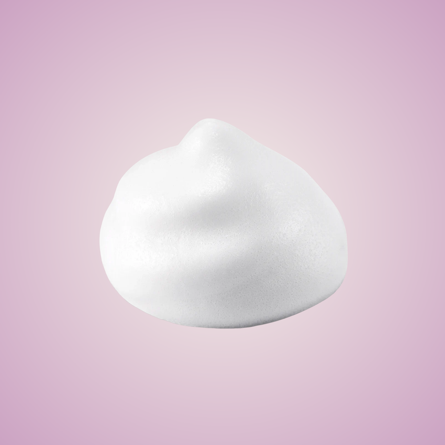 Soft white foam texture of NEOGEN Dermalogy Real Fresh Foam Blueberry showing airy micro-bubble formula