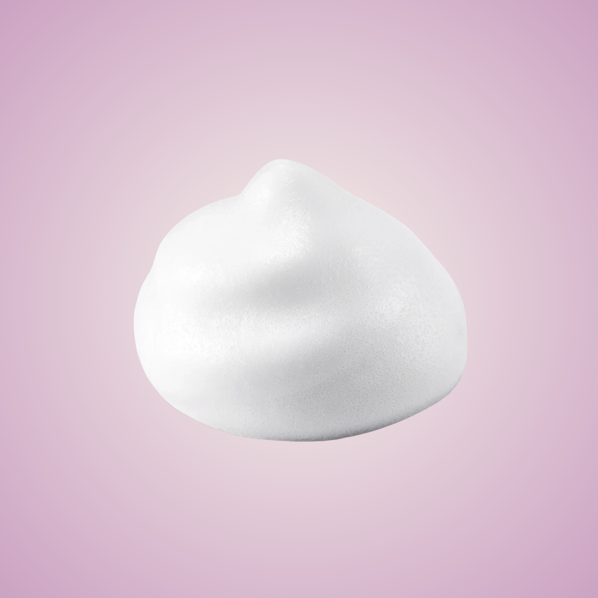 Soft white foam texture of NEOGEN Dermalogy Real Fresh Foam Blueberry showing airy micro-bubble formula