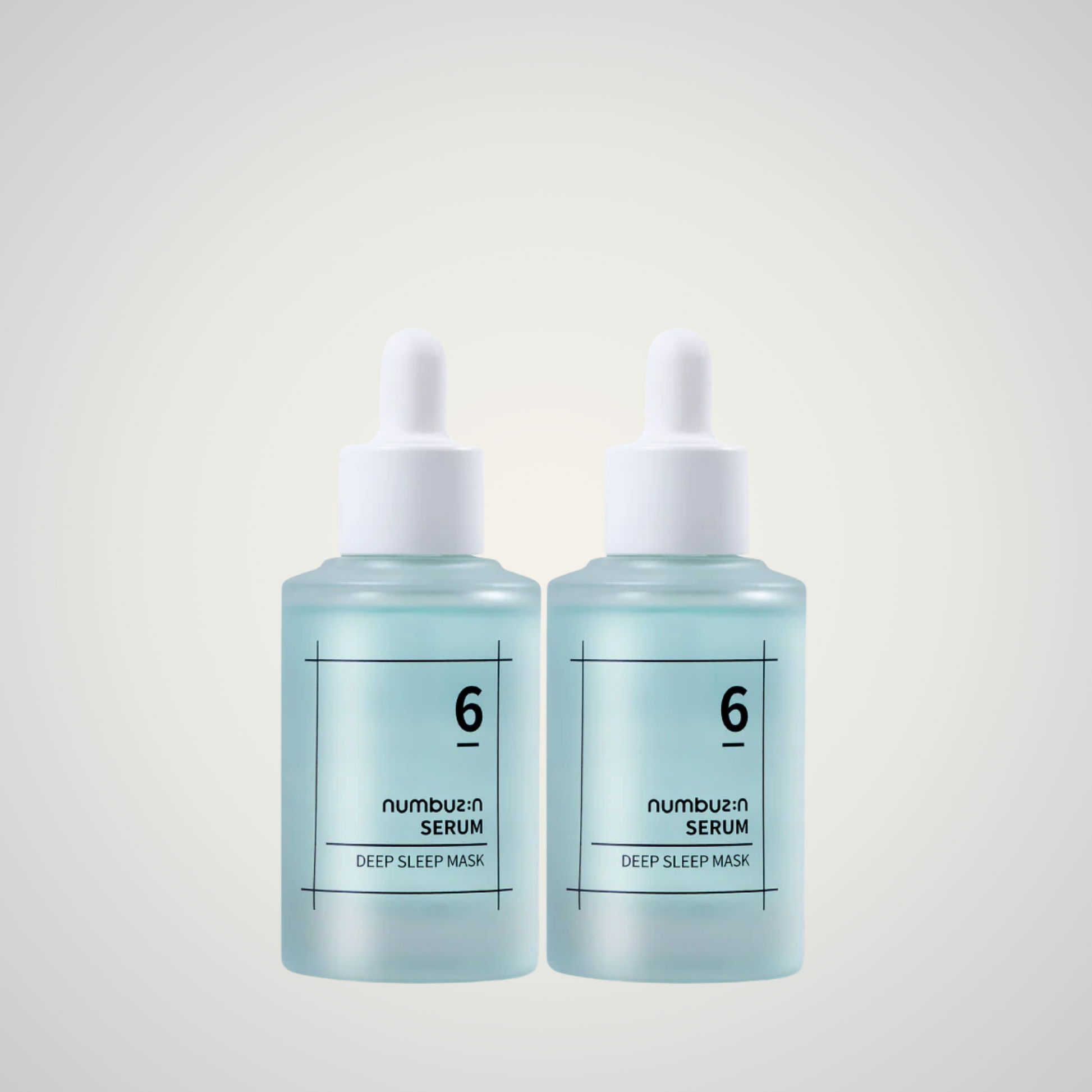 Numbuzin No.6 Overnight Hydration Duo with two Deep Sleep Mask Serums for overnight hydration and plump-looking skin