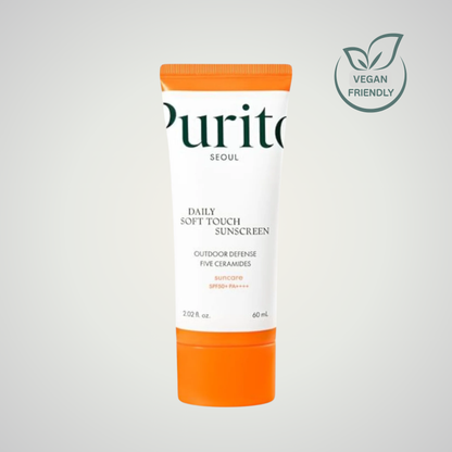 Purito SEOUL Daily Soft Touch Sunscreen SPF50+ PA++++ 60ml – vegan friendly lightweight daily sun protection