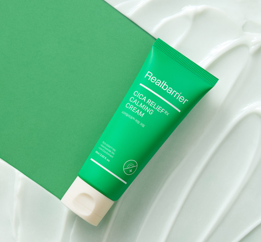 Korean calming cream for hydration and barrier care