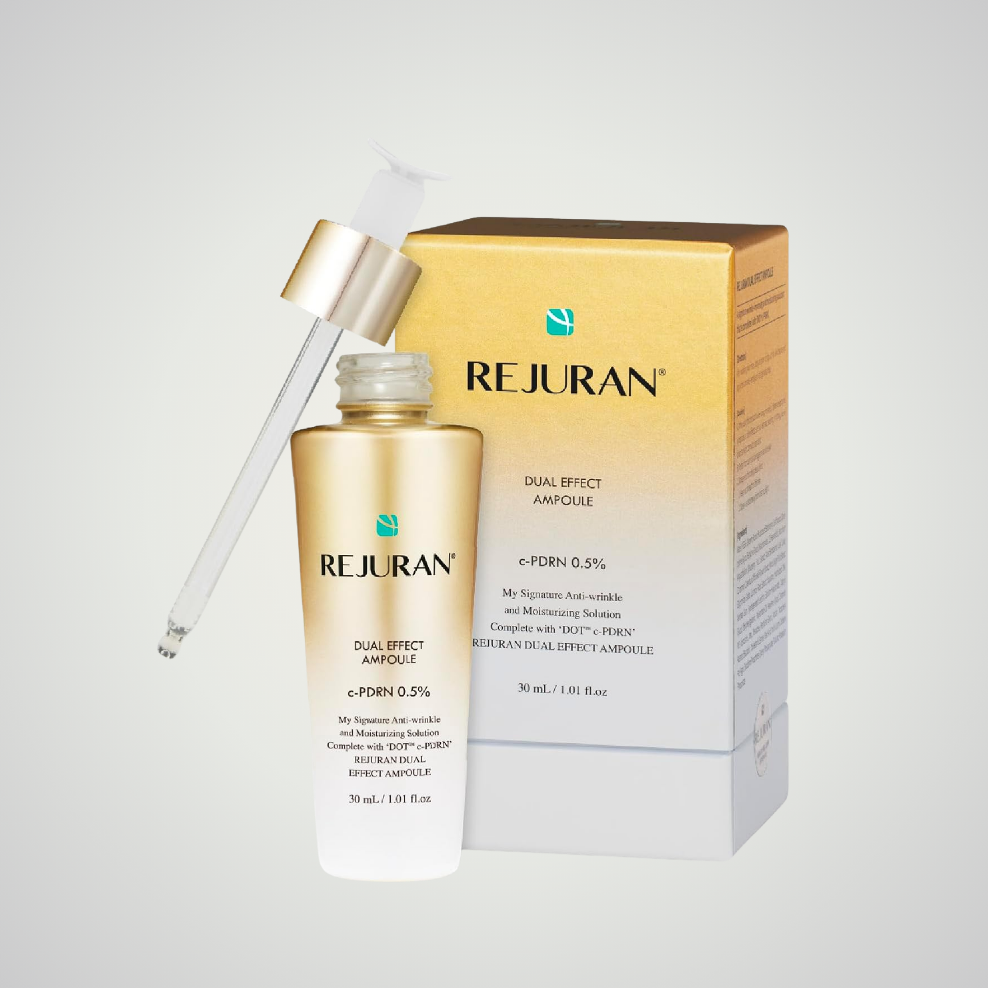 rejuran healer turnover ampoule dual effect for skin repair and renewal