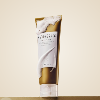 SKIN1004 Centella Ampoule Foam 125ml – gentle daily facial cleanser with soft lather and soothing centella care.